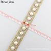 En stock, una yarda de diamantes de imitación dorados de varios estilos, reparación térmica, pegamento caliente, cinturón decorativo, bricolaje, ropa, zapatos, bolsos, accesorios de ropa