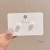 Pendientes de Diseño Exclusivo para Mujer, Pendientes de Moda Coreana, Clips para Orejas de Lujo Ligero, Pendientes de Perlas, Elementos Geométricos