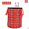Cesta de Tela Plegable para Bicicleta, Cesta Delantera con Cubierta, Cesta Colgante de Lona Impermeable, Cesta Delantera para Patineta y Scooter Eléctrico