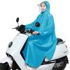 Capa de Chuva com Mangas para Bicicletas Elétricas e Motocicletas, Poncho Individual para Homens e Mulheres, Espessada à Prova de Vento e Chuva para Ciclismo
