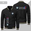Europa y Estados Unidos talla grande tendencia de comercio exterior transfronterizo delgado estilo callejero deportivo de motocicleta traje de béisbol casual para hombre chaqueta con logo de coche