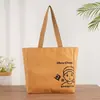 Bolsa de Papel Dupont Logo Personalizado Ecológica Bolso de Mano de Papel Kraft Personalizado Retro Impermeable Bolsa para Viajes de Negocios Bolsa de Regalo para Compras