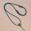 Colar Pingente Ano do Cavalo Cordão Acessórios de Joia Nó de Selaria Colar Ajustável Novo Estilo Chinês Cordão de Pescoço Cordão Trançado Produto Semi-Acabado