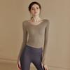 Roupas de Yoga de Alta Qualidade, Novo Estilo Outono Calças Leggings de Manga Longa, Corrida Esportiva, Treinamento de Pilates, Roupas Fitness