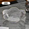 Venta Directa de Fábrica Plato de Frutas para Sala de Estar, Bandeja de Frutas para Mesa de Café de Uso Doméstico, Nuevo Creativo Simple Lujo Ligero Cristal de Gama Alta Plato de Frutas