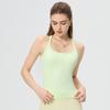 Outono/Inverno 2025 Colete de Alça Fina Gola Redonda Cardigã Curto Manga Longa Conjunto Esportivo Fitness Roupa de Academia Feminina Conjunto Feminino