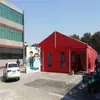 Carpa de Banquete de Bodas Roja y Blanca Rural Carpa para Eventos Estructura de Aleación de Aluminio Carpa Grande para Banquetes al Aire Libre Estilo Nuevo