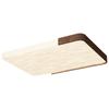 Lámpara de Techo para Dormitorio Estilo Crema Lámpara Minimalista Italiana Medieval para Sala de Estar Lámpara de Pasillo Color Nogal de Alta Gama