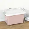 Caja de Almacenamiento Grabada Caja de Gran Capacidad Caja de Volteo Caja de Almacenamiento Caja para Guardar Juguetes Ropa Caja a Prueba de Polvo Armario