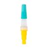 Pistola de agua de plástico para lavado de autos de inyección directa ajustable Amarillo 4 puntos 6 puntos 1 pulgada pistola de agua ajustable cola de pagoda pistola de ajuste