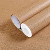 Papel pintado de tela autoadhesivo impermeable liso para dormitorio sala de estar PVC lino pegatinas de renovación de dormitorio al por mayor