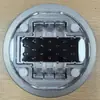 Tachuelas Redondas Solares de Aluminio Fundido con Iluminación Estroboscópica Sincronizada LED, Luces Reflectantes de Alta Luminosidad para Carreteras, Totalmente de Aluminio, Impermeables, Todo de Aluminio