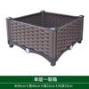 Caja Especial para Cultivar Verduras en Interiores, Maceta con Valla, Techo de Plástico, Balcón Exterior, Caja de Plantación con Valla para Plantar en Azotea