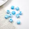 Sfumato Duas Cores Estilo Chinês Quadrado Imitação de Jade Acrílico Corrente para Celular Acessórios de Cabeça Acessórios para Joias DIY