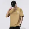 Camiseta de manga corta para hombre, estilo fino de verano, top para hombre, nuevo modelo 2026, holgada, simple, camiseta casual, venta al por mayor