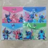 Bolsa para Documentos com Botão de Pressão Pespontado Transfronteiriça Lilo & Stitch Estudante Documento A4 Folha de Prova Bolsa de Arquivo PP Presente