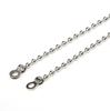 Cadena de Bolas de Acero Inoxidable 304 con Hebilla de Hueso Hebilla Plana de Metal para Manualidades Cadena de Conexión para Cortinas Decoración de Iluminación Cadena de Perlas Onduladas Hebilla de Doble Anillo