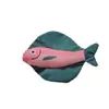 Brinquedo sonoro de papel amassado para animais de estimação transfronteiriço, suprimentos para animais de estimação, universal para gatos e cães, brinquedo de pelúcia de peixe simulado, gadget divertido para gatos