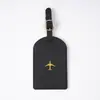 Bolso de cuero de aviación con diseño de bronce transfronterizo multicolor en stock. Portadocumentos de cuero de PU. Se puede configurar con el logotipo.