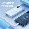 Batería Externa con Certificación 3C, Carga Súper Rápida Bidireccional, Gran Capacidad de 20000 mAh, Fuente de Alimentación Móvil, Regalo con Logo Personalizado