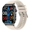 Tk18 ECG Micro-Experiencia Llamada Bluetooth IA Voz Inteligente Prueba Piel-Eléctrica Frecuencia Cardíaca Oxígeno en Sangre Temperatura Corporal Reloj de Salud