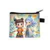 Nuevo Monedero de Dibujos Animados para Estudiantes de Primaria Nezha Linda Bolsa de Almacenamiento Portátil con Estampado Infantil Venta al por Mayor Transfronteriza Popular