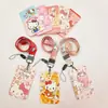 Portatarjetas de Estudiante Snoopy de Comercio Exterior Lanyard Stitch Portatarjetas de Autobús Mismo Estilo Lanyard Bolsa de Tarjetas Cartoon Kuromi