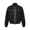 "Chaqueta de Piel Sintética Desgastada" Otoño/Invierno Estilo Retro Americano Urbano Sensación de Alta Gama Cuello de Béisbol Prenda Exterior Holgada Top