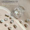 Perla barroca para uñas Sellfish, textura no porosa y brillante, juego mixto de perlas de formas especiales, accesorios de diamantes para uñas