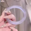 Fornecido Diretamente do Fabricante, Pulseira de Pedra Olho de Gato de Alta Qualidade, Pulseira Cor de Gelo Azul Claro Champagne Lua Branca, Mesmo Estilo da Vendida em Lojas de Ouro