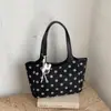2026 Bolso Nuevo de Gran Capacidad Moda Bolso Tote de Lunares Para el Trabajo y los Viajes Cotidianos Bolso de Hombro Casual con Personalidad Elegante