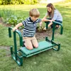 Novo Banco de Joelhos para Jardim Externo, Cadeira de Joelhos com Altura Ajustável, Banco de Ferramentas de Jardim com Bolsa para Ferramentas, Banco de Joelhos para Jardim