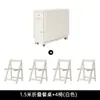 Juego de mesa y sillas de comedor plegables multifuncionales, moderno y simple, adecuado para apartamentos pequeños, mesa de comedor extensible con ruedas, mesa de comedor simple