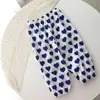 Calça Versátil Anti-Mosquito para Meninas, Calça de Praia Estampada de Cintura Média a Alta para o Verão, Calça Floral Retrô Infantil, Calça de Proteção Solar para o Verão