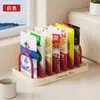 Prateleira de Armazenamento de Condimentos, Divisória de Mesa, Suporte de Pratos de Cozinha Removível, Estante de Mesa Ajustável