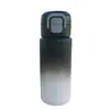Vaso de pajita esmerilado con degradado de alta calidad transfronterizo, a prueba de golpes y fugas, con asa para facilitar su transporte, perfecto para viajes al aire libre y estudiantes.