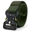 Cinturón Cobra Personalizado Exterior Multifuncional Entrenamiento Especial Táctico Aleación de Zinc Imitación Nylon Tejido Versátil