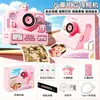 Nova câmera instantânea mini de alta definição mais vendida internacionalmente para crianças, com impressão térmica e fotografia digital