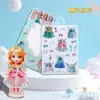 Livro Magnético Silencioso Adesivos Magnéticos Não Requer Corte 18cm Kuromi Princesa de Vestir Menina Artesanato DIY Brinquedo Infantil