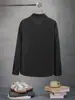 Andrei Nueva Camisa de Hombre para Amazon Estilo Coreano Negocios Casual Delgado Camisa Negra Versátil Top Moderno