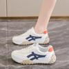 Sapatos Brancos Baixos Femininos 2025 Primavera e Outono Novos Esportivos Estudantes Versátil Casual Tênis de Corrida Leve Sapatos Forrest Gump