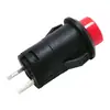 Interruptor de Botón Pulsador Redondo Card-on DS-427/428 12mm Sin Bloqueo Auto-retorno Sin Bloqueo Auto-retención Interruptor Momentáneo