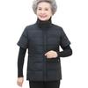 Chaleco de algodón acolchado para abuela, ropa exterior para mujeres de mediana edad y ancianas, grueso, para mamá, chaleco de otoño e invierno, ropa de señora