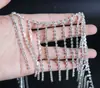 Cadena de Borlas Cadena de Pedrería Accesorios Cadena Decorativa Cosida a Mano Cadena de Garra Cadena para Joyería DIY Cuentas de Cristal Checo