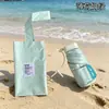 Sombrilla Compacta y Portátil con Bloques de Color para Protección Solar, Protección UV, Doble Uso para Sol y Lluvia, Paraguas Promocional de Negocio