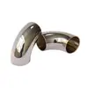 Codo Sanitario Acero Inoxidable 304 Ángulo de 90 Grados Superficie Interior y Exterior Pulido Espejo Estampado Pulido Brillante Soldadura Tuberías Accesorios Curvado de Tubos Recubrimiento en Polvo