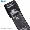 Elemento de Terror de Halloween Caveira Marca de Mão com Sangue Fita com Borda de Arame Fita Decoração de Cena de Halloween Fita