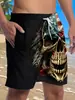 Comercio exterior transfronterizo Amazon shorts de verano para hombre pantalones de playa casuales holgados estilo callejero pantalones cortos casuales con estampado 3D