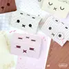 Lindo juego de tarjetas con cabeza de cachorro y reverso de tarjetas con dibujo de carpincho, tarjeta de felicitación, material de embalaje de tarjetas, lindo embalaje de regalo, tarjeta