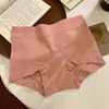 Cuecas boxer femininas estilo britânico, cintura média, macias, confortáveis, respiráveis, amigáveis à pele, alta elasticidade, versáteis, de algodão